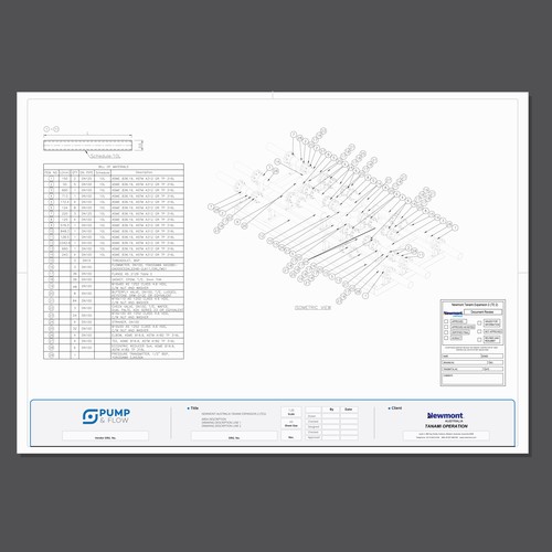 Title block for technical drawings Design by TheDreamCity