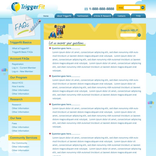 Design di Website Design Wanted for TriggerFit! di Grace Andersson