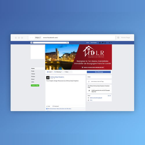 Facebook cover contest entry by AEI™