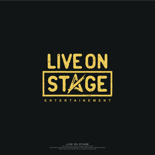 Live on Stage Events needs a powerful Logo | Logo design contest