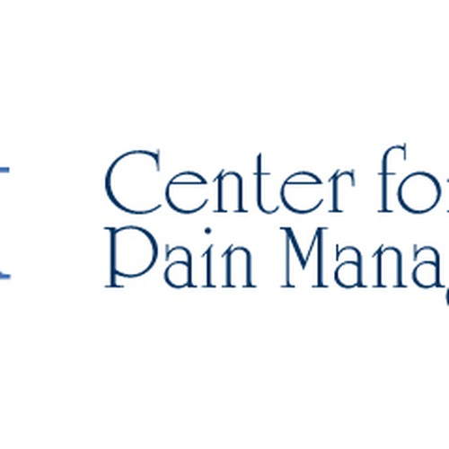 Center for Pain Management logo design デザイン by ShayJF