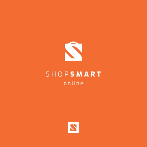 "SHOPSMART ONLINE" BRAND LOGO Design by Olga Sh.