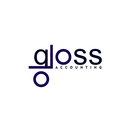Logo for Gloss Accounting Design by rekah.studio