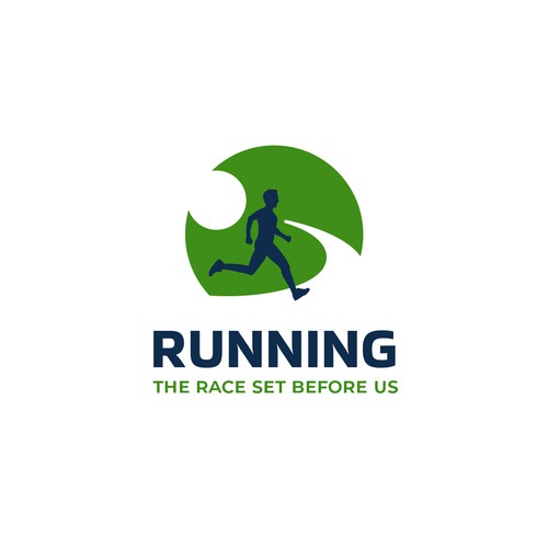 Logo for theme of the year - Running the Race Design by Sepehr™