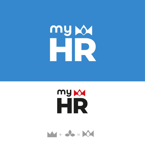 Create an awesome logo for myHR, the #1 HR Software in Luxembourg ! Design by M.I.Thomson