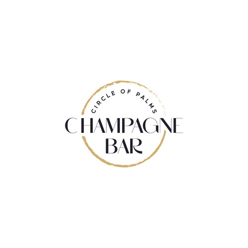 Luxury and modern Champagne Bar logo Design by TheLogo69