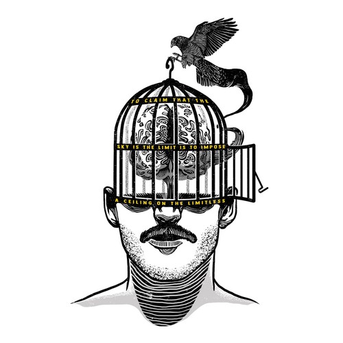 Do you like to think? Thought-provoking artwork is what we want Design by BINATANG