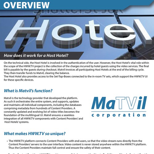 Create a corporate B2B brochure design Design by V.M.74