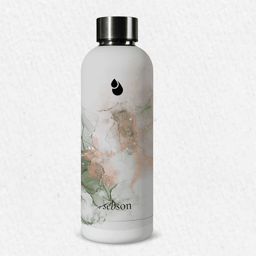 Watercolor design for bottle and mug Design von Little Whale