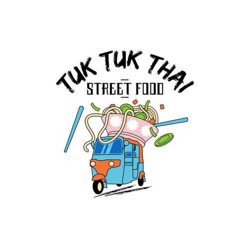 Design Tuk Tuk Thai - Logo for a thai restaurant por Veronica Veronica