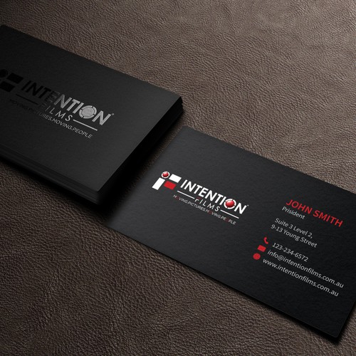 Film Company Business Card Design by AkGraphicsSolutions