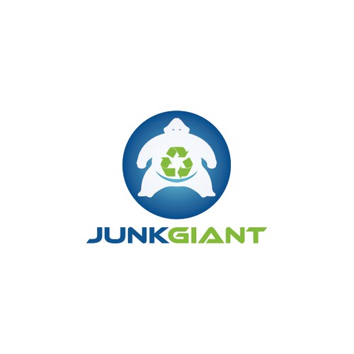 Create a modern, eye-catching logo for junk removal company Junk Giant. Design by White Stories
