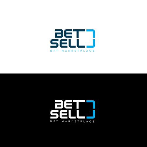 Modern Marketplace logo, to appeal to NFT users. Design by Brandsoup