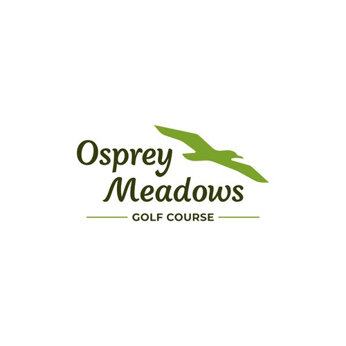 Golf Course Logo - Osprey Meadows Golf Course at Tamarack Design by omJer