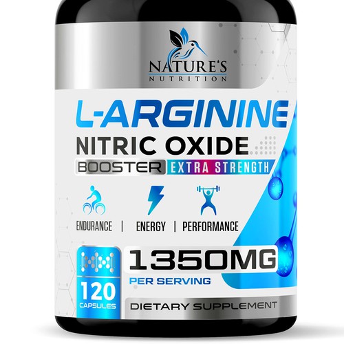 Powerful L-Arginine Capsules Design Needed for Nature's Nutrition Design by ✝DeSiGnEr✝JOHN