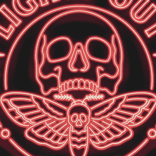 "Gothic, Neon sign inspired merch design" winning Logo design