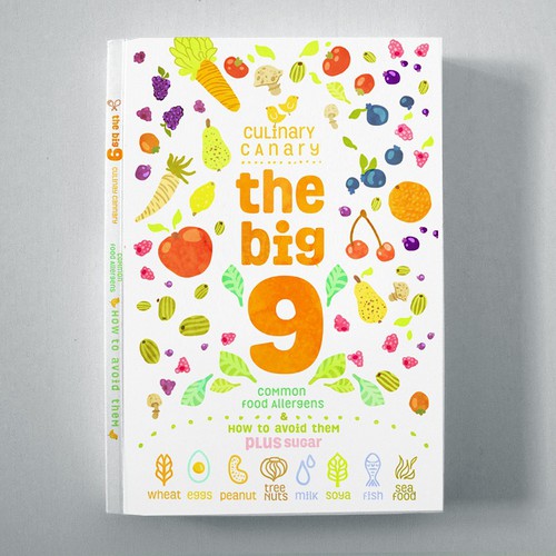 Book Cover for food allergy book Design by Martis Lupus