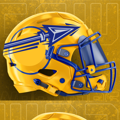 Lancaster Arrows helmet decal Design by NextLevelSES