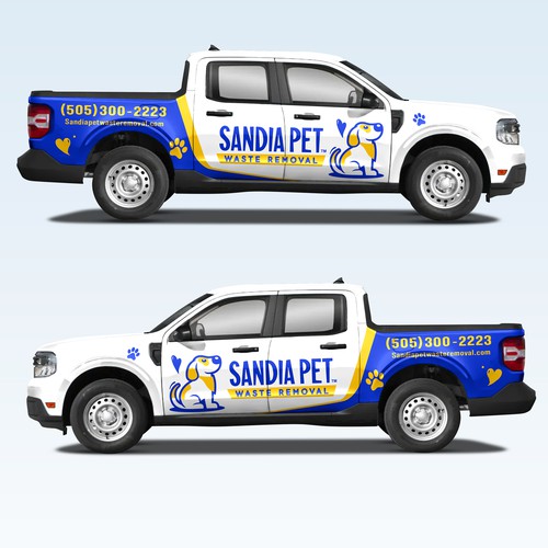 Half Wrap for business fleet vehicles Design by DuhaCreative