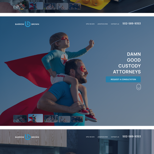 Homepage header section design Design by tarsius