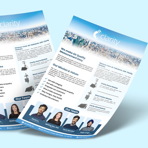 Design one-pager company overview Design von E-SolBiz™