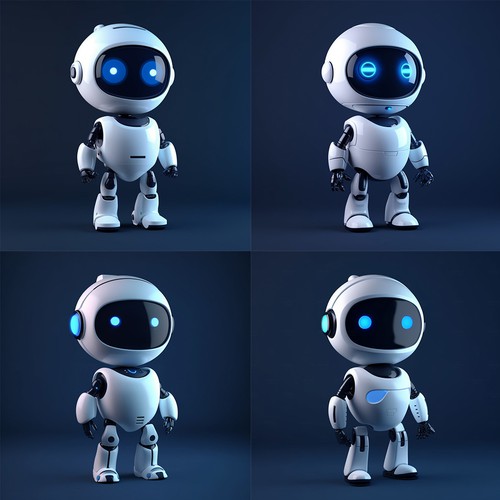 Design of AI chat bot character Design von Aves Valentina