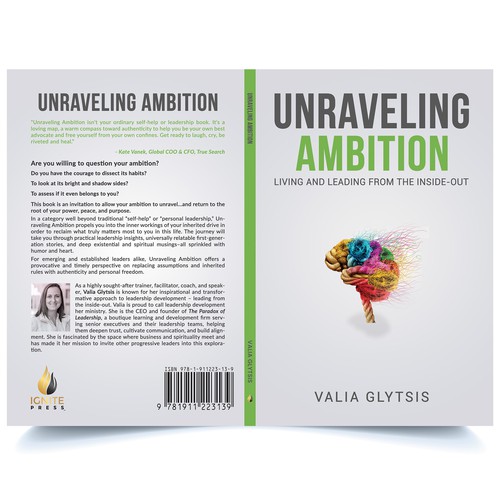 Create a cover for a book about leadership and unraveling your ambition! Design by AS Cover Arts