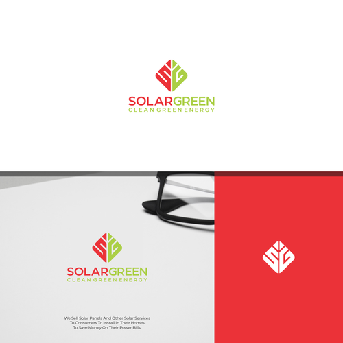 Logo for solar retailer, SolarGreen Design by chalista