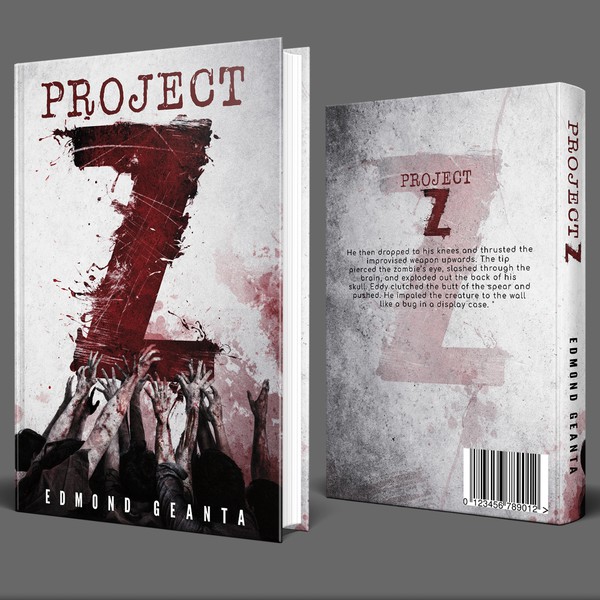 Design by Sanaga Designs titled "Project Z Book Cover"