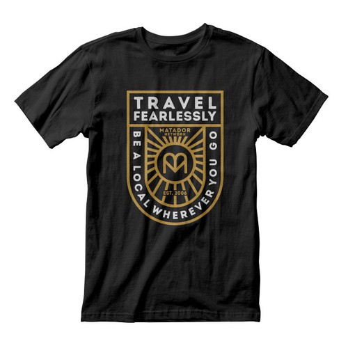 Shirt design for travel company! Design by sampak_wadja