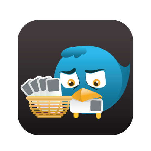iOS app icon design for a cool new twitter client Design von ABCiprian