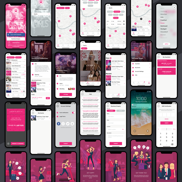 iPhone app design 
