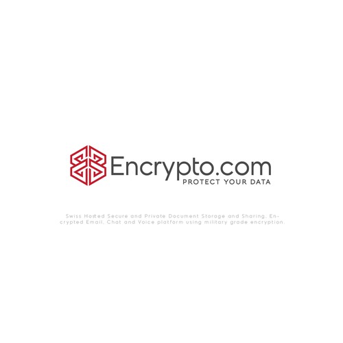 Swiss hosted secure doc storage Encrypto.com needs logo and brand built Design von Michael San Diego CA
