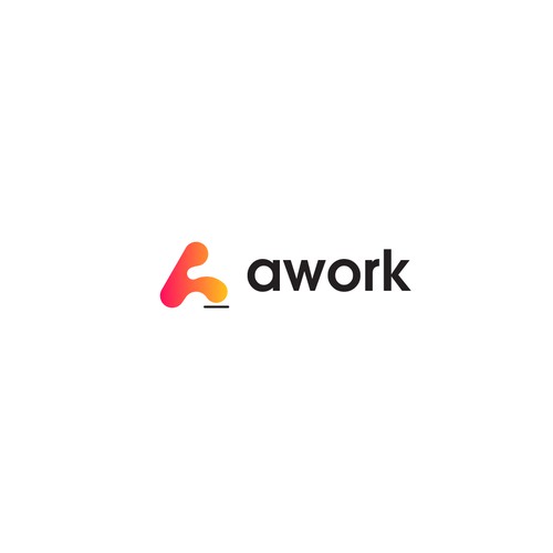 New logo for AI-based productivity software "awork" Diseño de Lumbeard