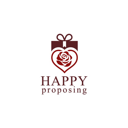 Design a romantic logo that appeals to men for a company that helps plan marriage proposals Design by ✅ LOGO OF GOD ™️