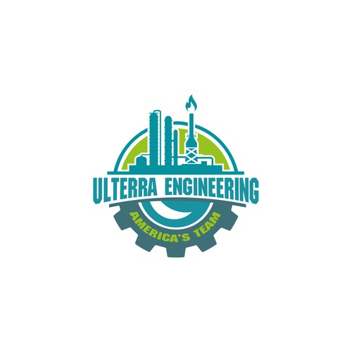 Diseño de Oil & Gas Engineering Logo de iamhasib