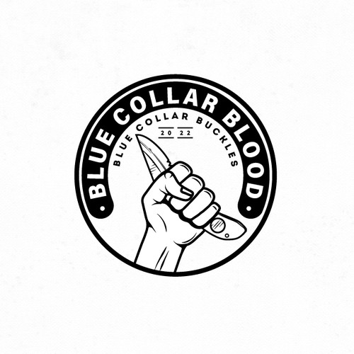 Blue Collar Blood - We need a logo for our hidden belt buckle knifes for blue collar America!! Design by CHAMBER 5