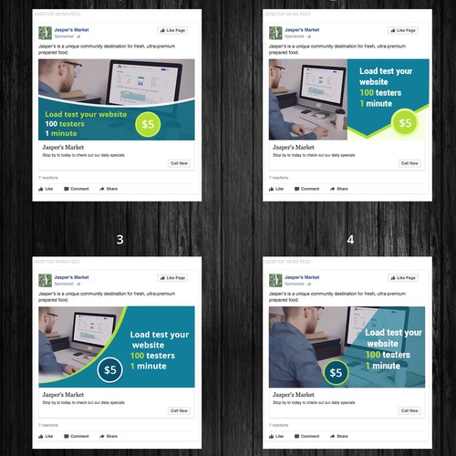 Design an eyecatching Facebook ad for LoadTeam Banner ad contest