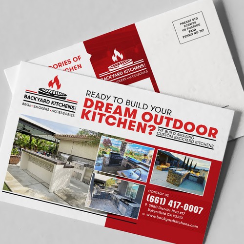 Postcard Creation for BBQ builder Design by Y&B