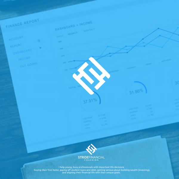 Design by *Bee* titled "stridefinancialcoaching"