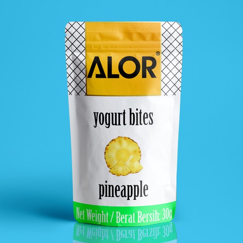 コンペ「ALOR Yogurt Bites」のデザイン by Franklin Woldさん 