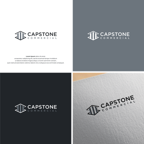 Simple, clean, professional commercial real estate logo Design by Eshaal ®