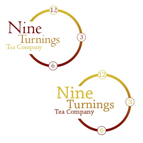 Tea Company logo: The Nine Turnings Tea Company Réalisé par m0nkey