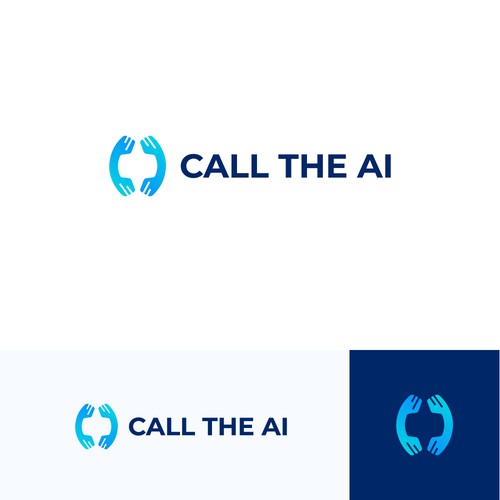 AI Communication Logo Design by oneeightdesigns