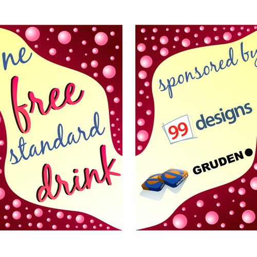 Design the Drink Cards for leading Web Conference! Design por surgeGD