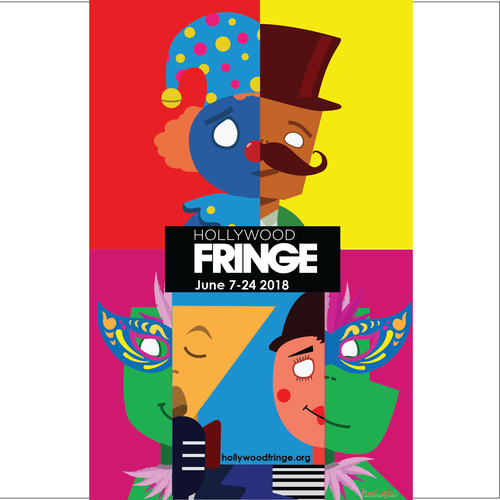 Guide Cover for the 2018 Hollywood Fringe Festival Design by Vera Bespalova