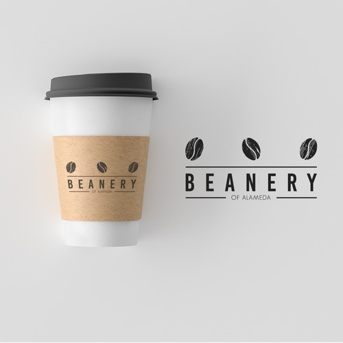 Design Beanery Coffee Shop - Logo Modernization por Kim_Fine Art