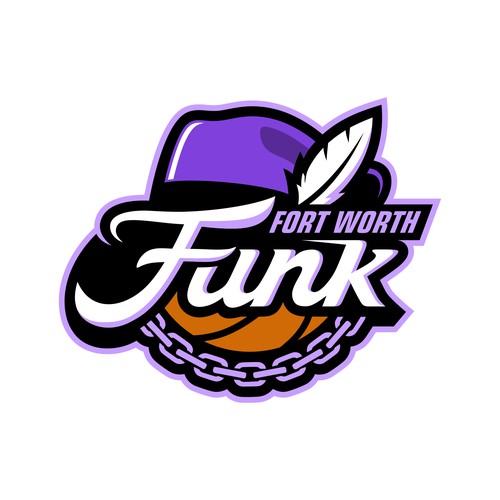 Basketball Logo for Team 'Fort Worth Funk' - Your Winning Logo Featured on Major Sports Network Design by Denidon