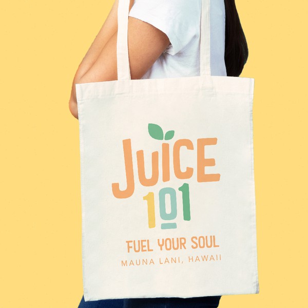 Design by leighwill titled "Fun Logo for a Juice Bar"