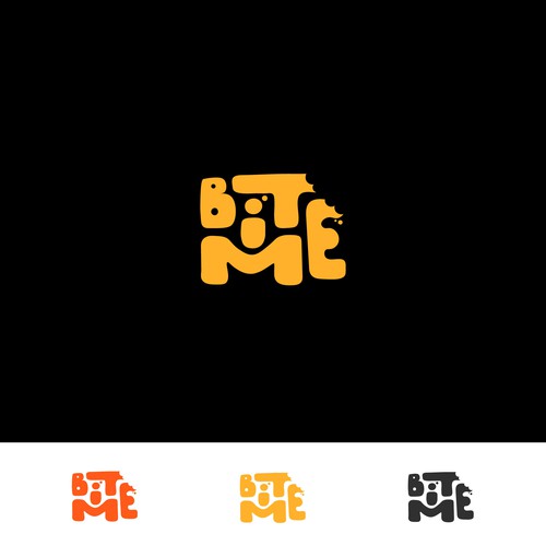 BITE ME LOGO DESIGN FOR AN ONLINE ORDERING FOOD APP Design by Irene__K